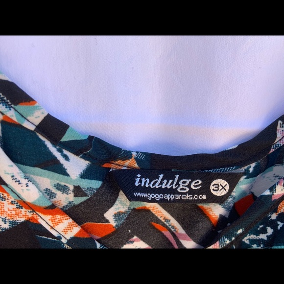 Indulge tank dress w/black lace bottom size 3x - Picture 4 of 4